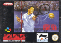International Tennis Tour PAL Super Nintendo PAL box art